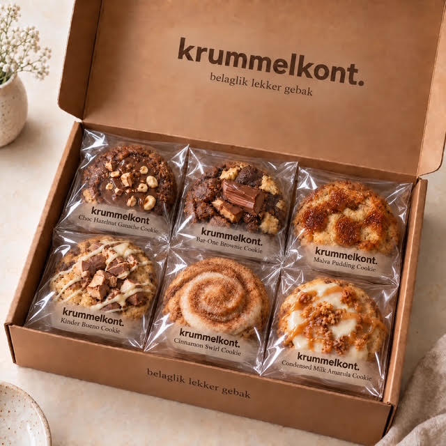 Krummelkont Cookie Box (6 Flavours, 120g each)