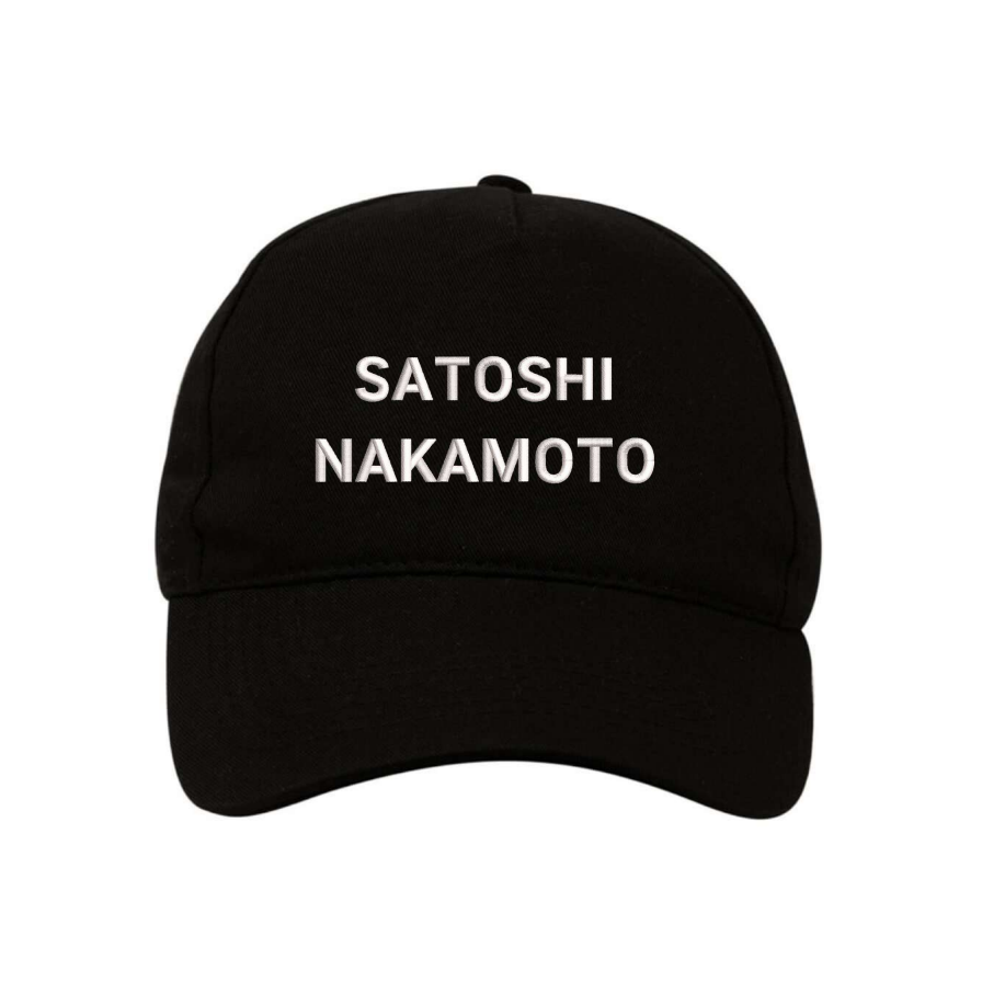 Satoshi Nakamoto Cap - Black